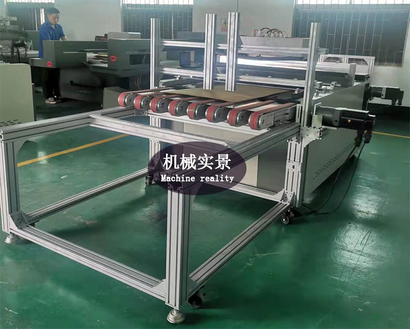 紙箱無版印刷機設備實拍，紙箱數(shù)碼印刷機廠家實拍機械。